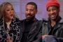 Interviewer Reacts to Michael B. Jordan and Jonathan Majors Getting Caught Checking Out Her Butt