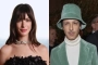 Anne Hathaway Pokes Fun at Jeremy Strong's Golden Globes Look, Compares It to 'Princess Diaries'
