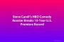 Steve Carell’s HBO Comedy Rooster Breaks 10-Year U.S. Premiere Record