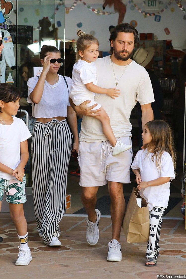 Scott Disick and Sofia Richie co-parenting his kids