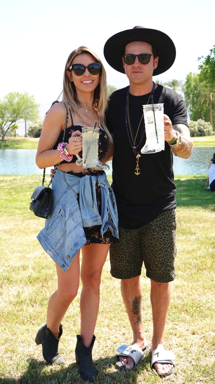Audrina Patridge and Ryan Cabrera at the 2018 Stagecoach