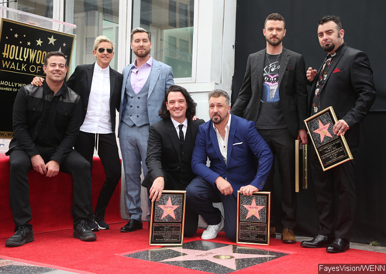 NSYNC's Walk of Fame Ceremony