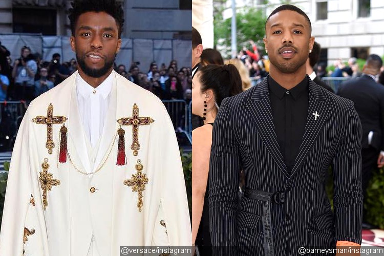 tempo beslutte tvetydigheden Black Panther' Stars Chadwick Boseman and Michael B. Jordan Dazzle at 2018  Met Gala