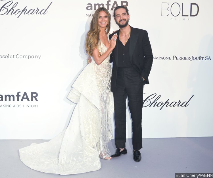Heidi Klum and Tom Kaulitz make red carpet debut.