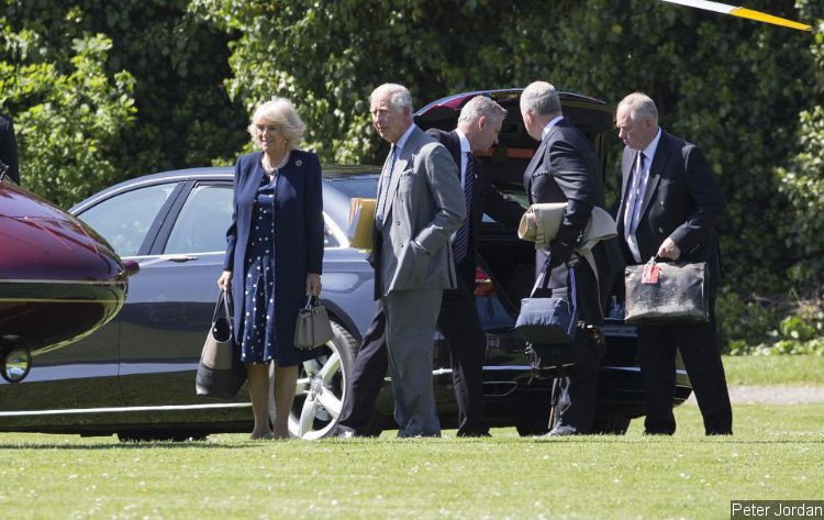 Prince Charles and Camilla Spotted Ahead of Royal Wedding