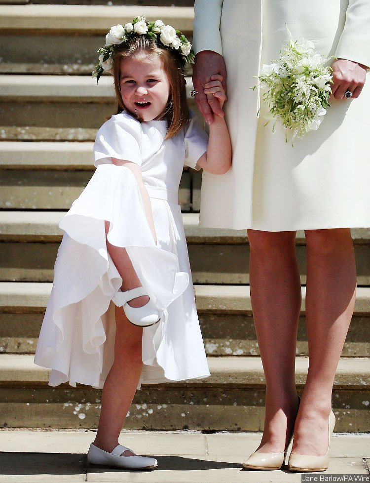 Princess Charlotte Scene Stealer at Royal Wedding