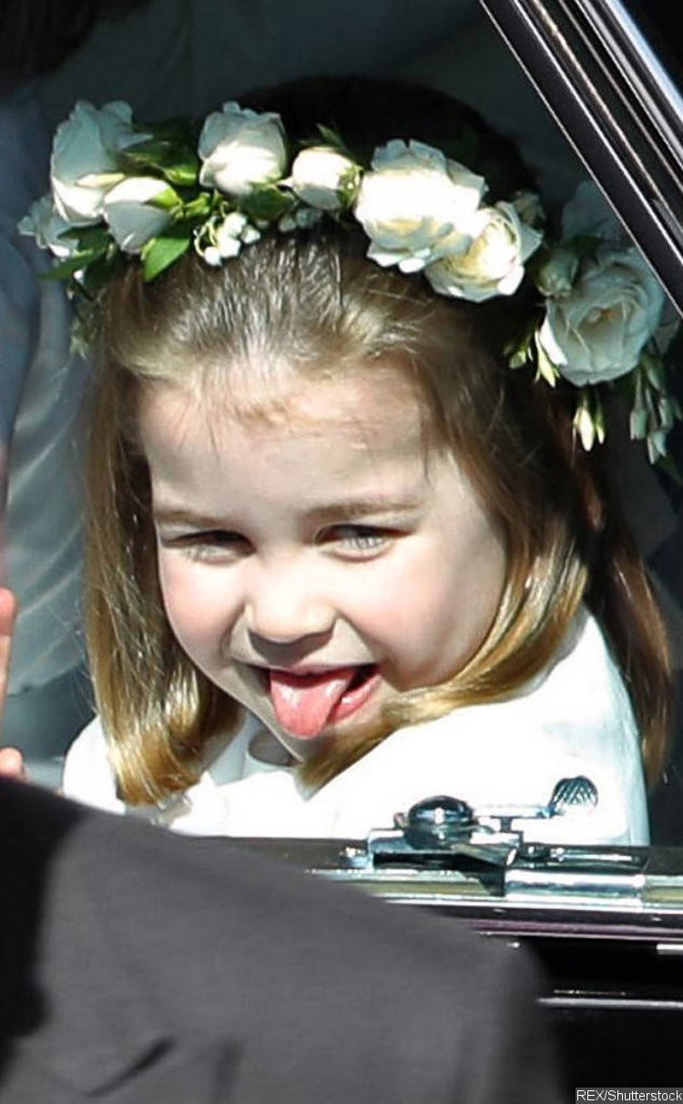 Princess Charlotte Scene Stealer at Royal Wedding
