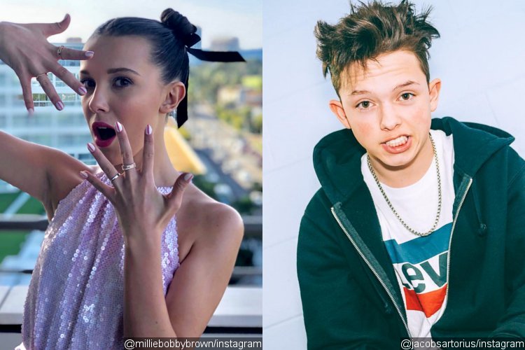 14 Year Old Millie Bobby Brown Criticized Over Moonlight Kiss With Boyfriend