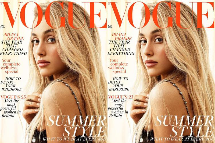 Ariana Grande Unrecognizable as She Goes Blonde for British Vogue