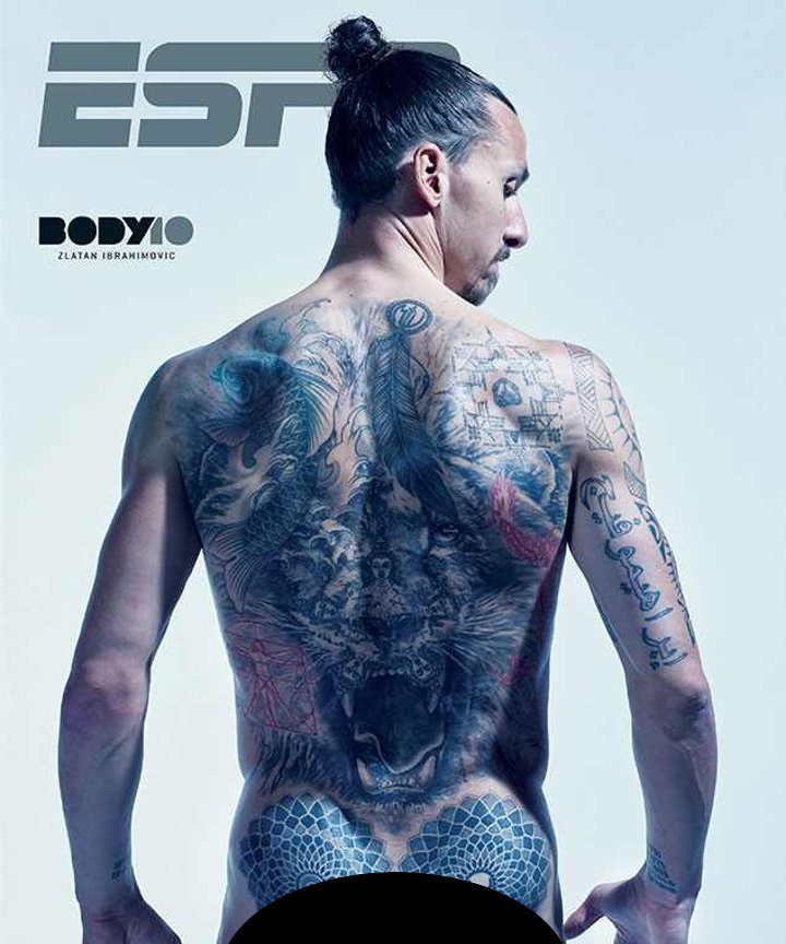 Zlatan Ibrahimovic on ESPN's 2018 Body Issue