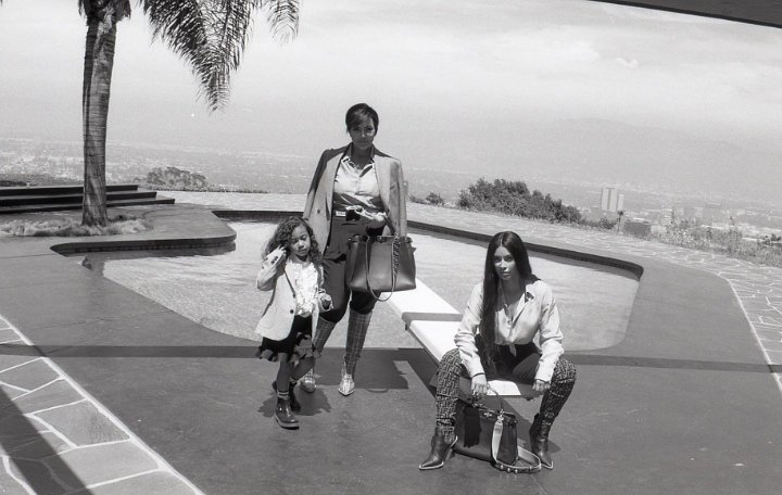 North West participates in Fendi photo shoot session with Kim Kardashian and Kris Jenner in Los Angeles