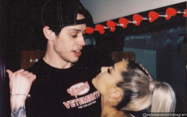 Pete Davidson Hits Back at Fan for Criticizing Ariana Grande's Latest Tribute to His Late Father