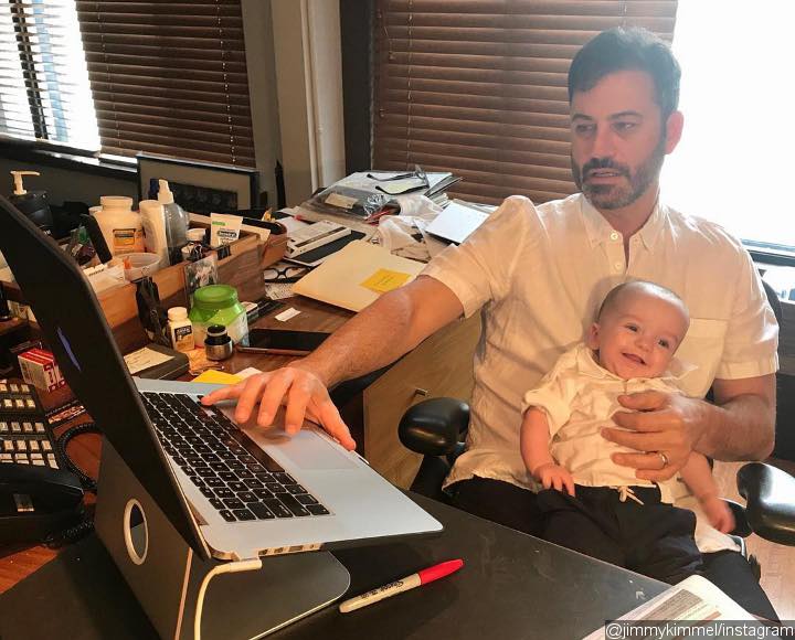 Daddy At Work And At Home Helping Daddy Work