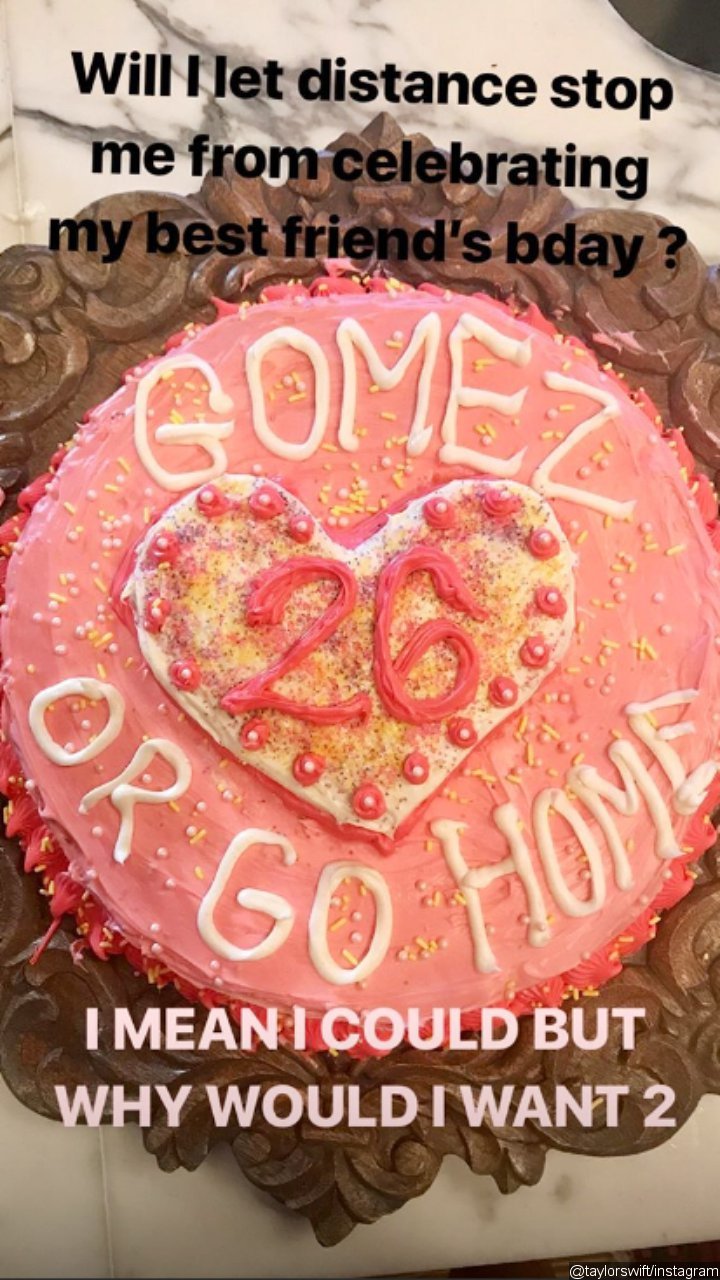Taylor Swift's birthday shout out to Selena Gomez