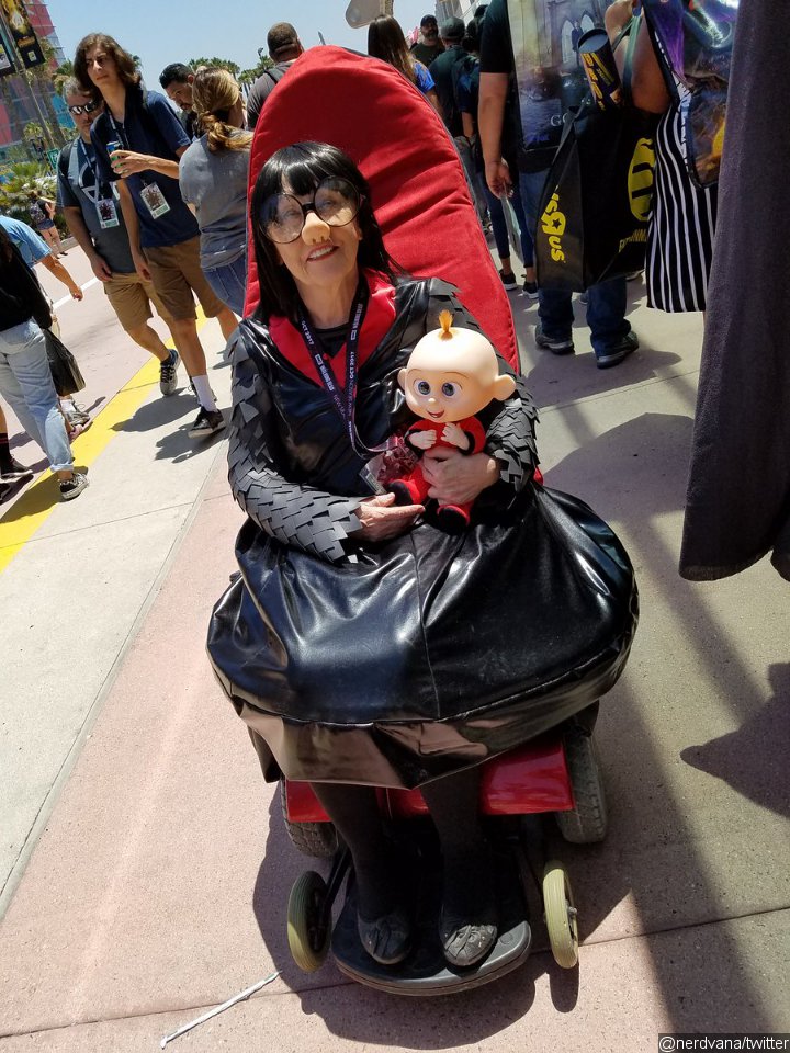 Edna Mode and Jack-Jack From ' The Incredible' Pop Up at SDCC