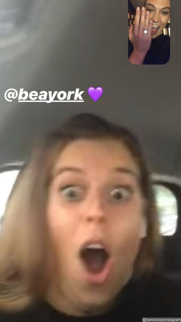 Karlie Kloss reveals Princess Beatrice's secret Instagram account