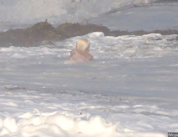 Lady GaGa Lingerie Photo Shoot on Beach