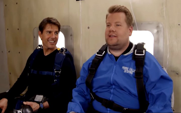  Video: Tom Cruise Makes James Corden Go Skydiving Despite His Fear