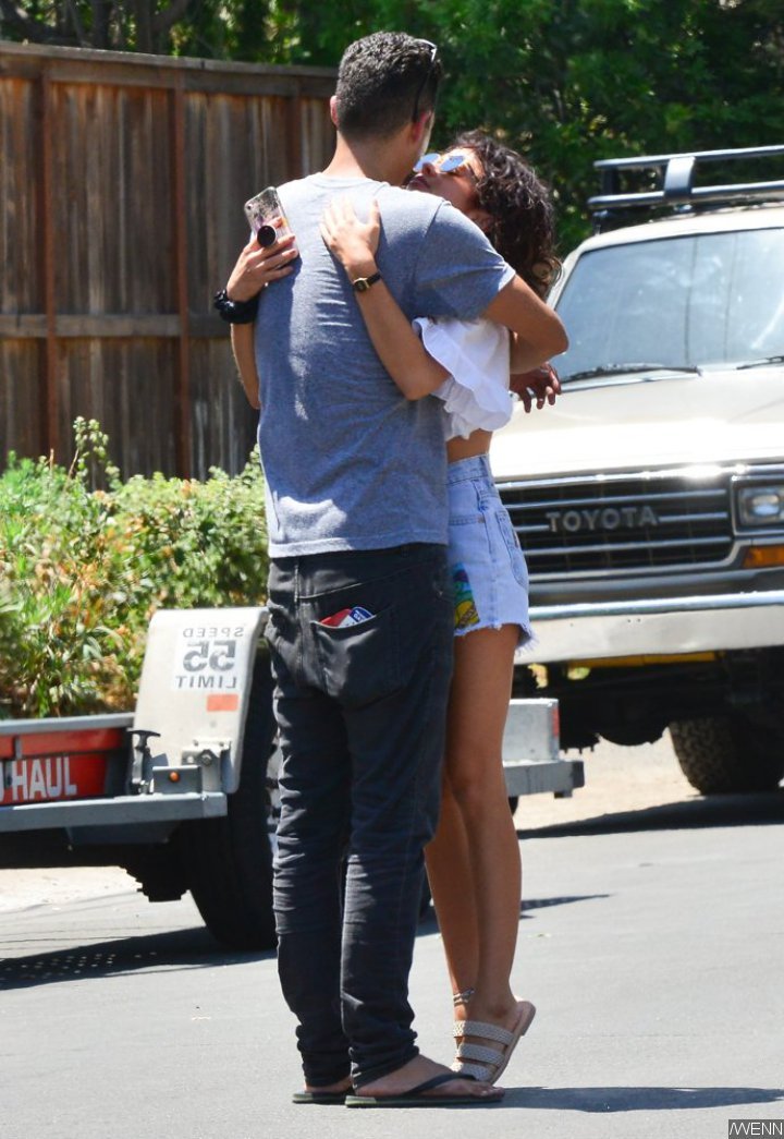 Greeting Boyfriend With a Hug