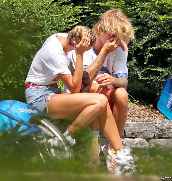Hailey Baldwin Comforts Justin Bieber