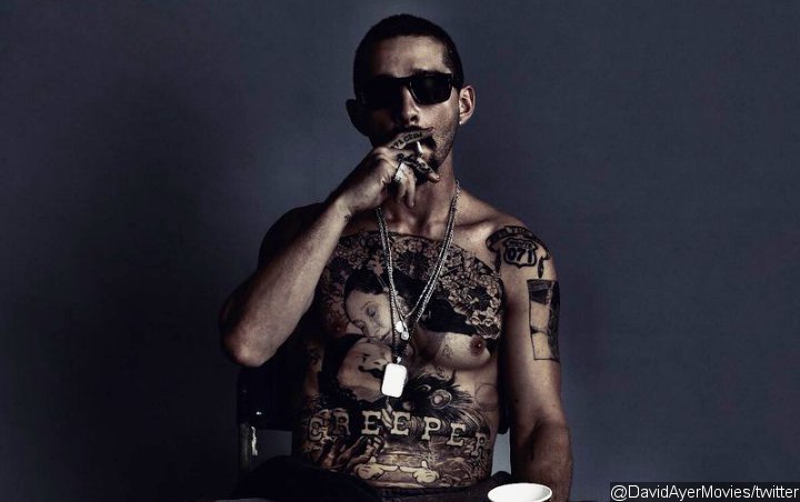  Shia LaBeouf Shows Off Heavily Tattooed Body in First 'The Tax Collector' Teaser Image