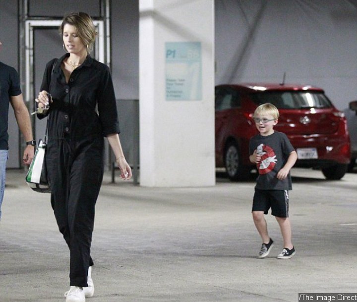 Chris Pratt and Katherine Schwarzenegger on a Movie Date With His Son Jack
