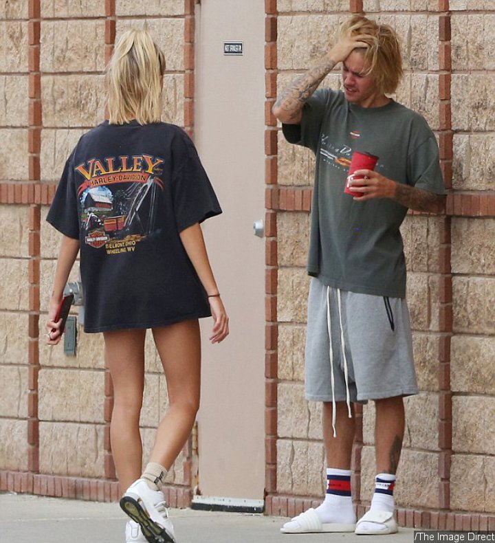 Hailey Baldwin Comforts Justin Bieber