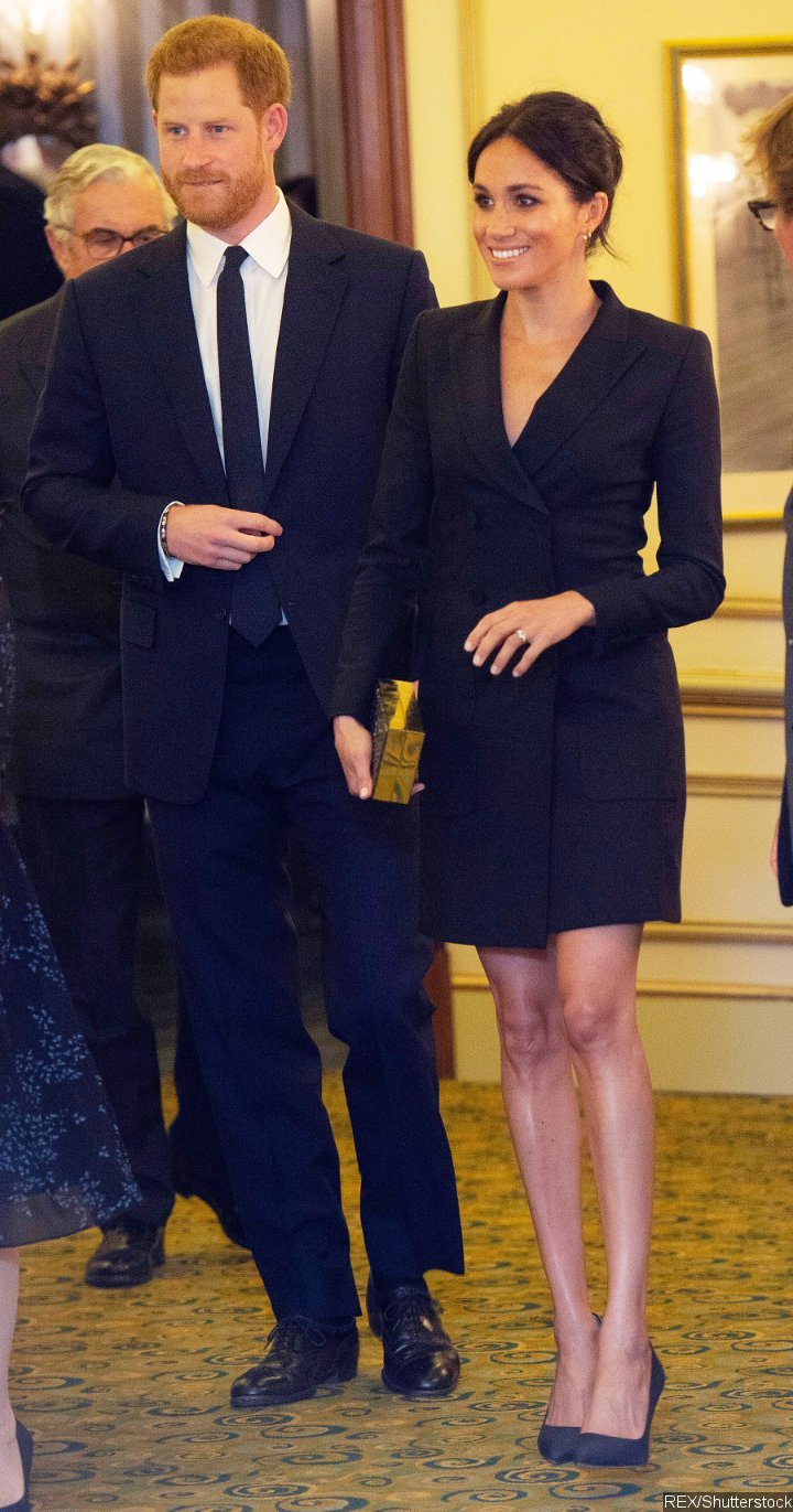 Prince Harry and Meghan Markle at a special West End performance of 'Hamilton'