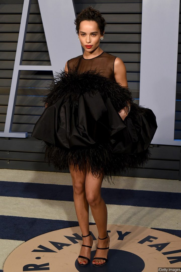 Zoe Kravitz joins celebrities in Vanity Fair's 2018 best dressed list
