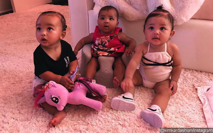 All Kardashian Babies Gather for First Time in New Pic