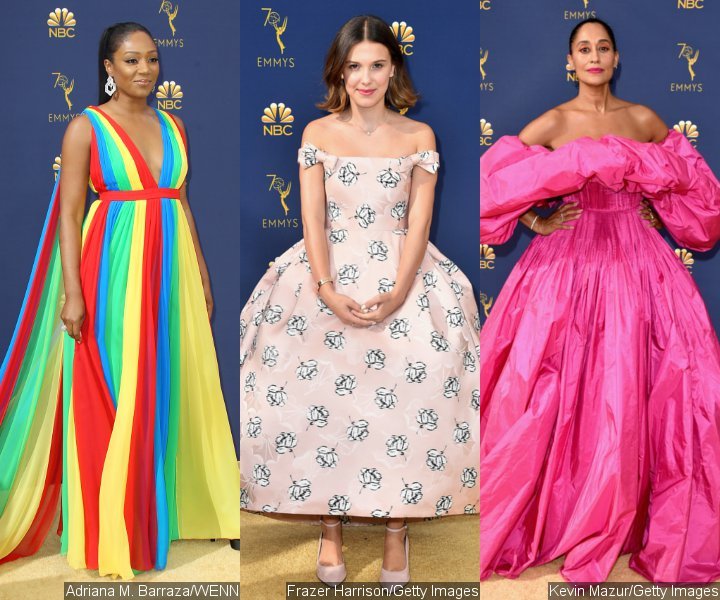Emmys' red carpet.