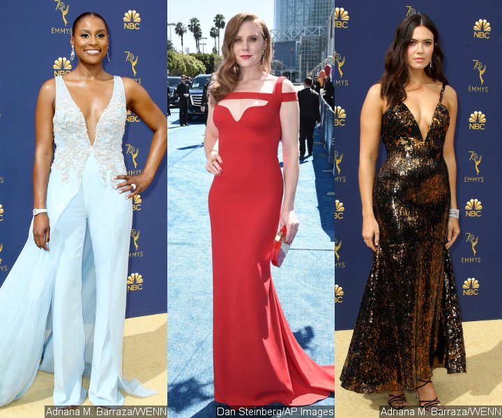 Emmys red carpet.