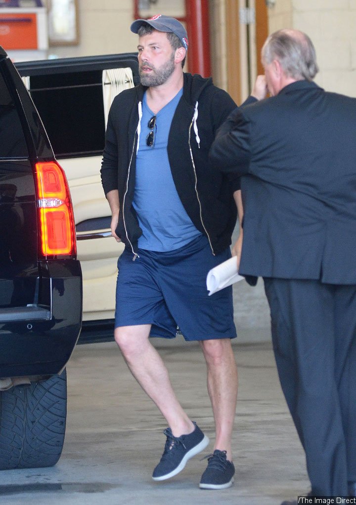 Ben Affleck at Warner Bros. Studios