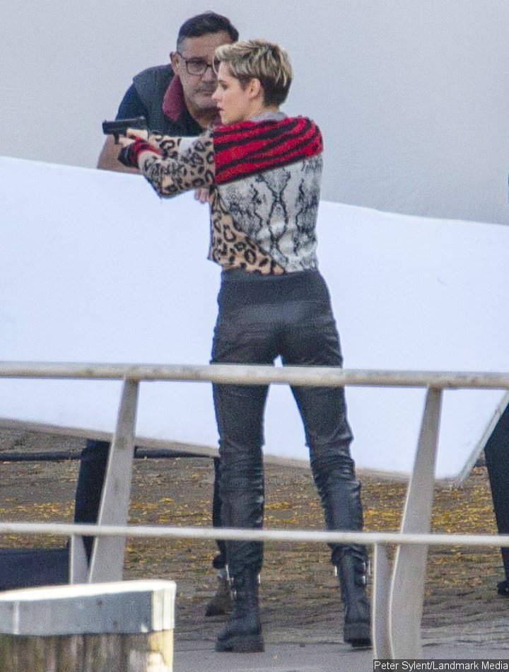 Kristen Stewart on 'Charlie's Angels' Set