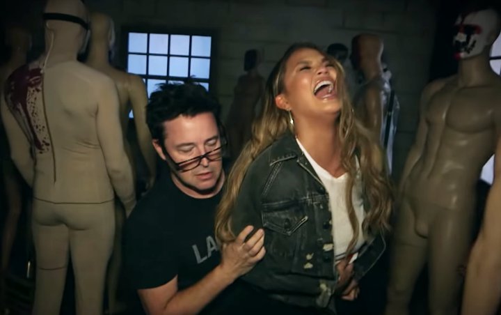 Chrissy Teigen Just Created New Meme-Worthy Reactions During Haunted House Visit