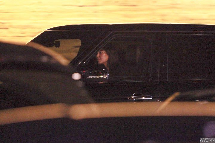 Kourtney Kardashian at Nobu.