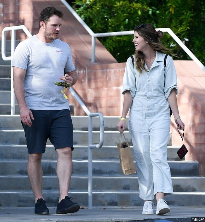 Chris Pratt Makes Katherine Schwarzenegger Laugh