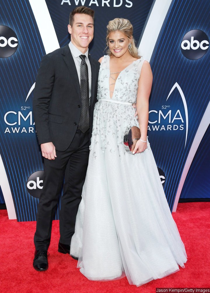 Lauren Alaina and Alex Hopkins at 2018 CMA Awards