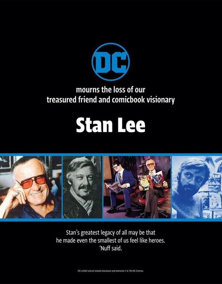 Stan Lee Tribute on Magazine Ad