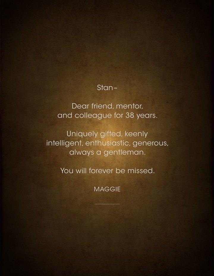 Stan Lee Tribute on Magazine Ad
