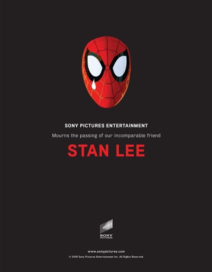 Stan Lee Tribute on Magazine Ad