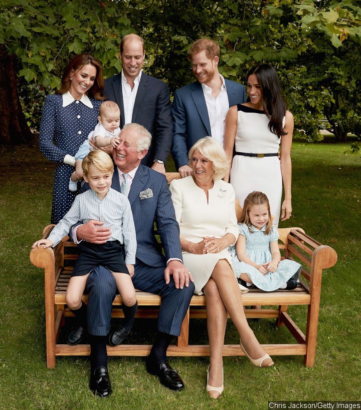 Prince Louis Cuddling With Prince Charles in New Royal Photo