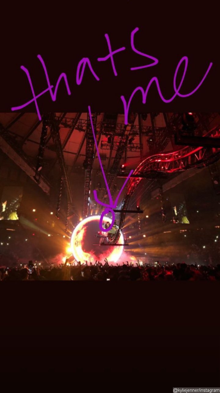 Kylie Jenner's Instagram Stories post.