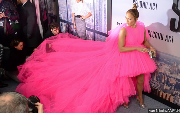 Jennifer Lopez Is Glamorous Ballerina in Dramatic Pink Dress at 'Second ...