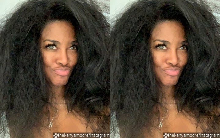 Kenya Moore Flaunts Natural Hair in Pouty Instagram Pic