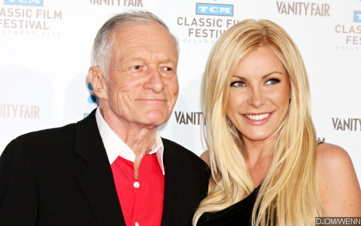 Hugh Hefner and Crystal Harris