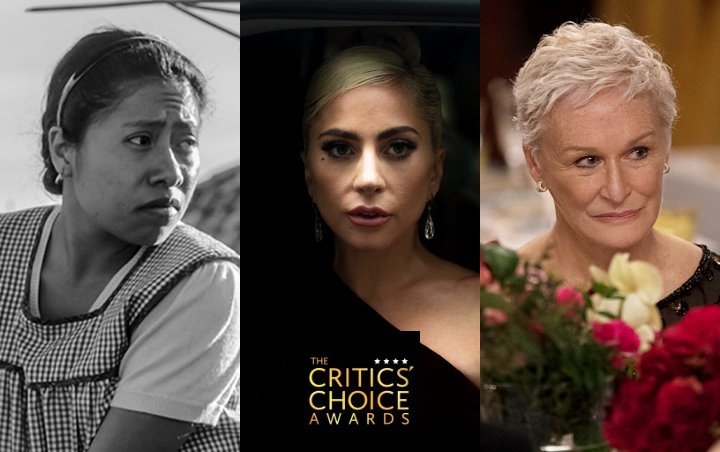 Critics' Choice Awards 2019: 'Roma', Lady GaGa and Glenn Close Among Movie Winners