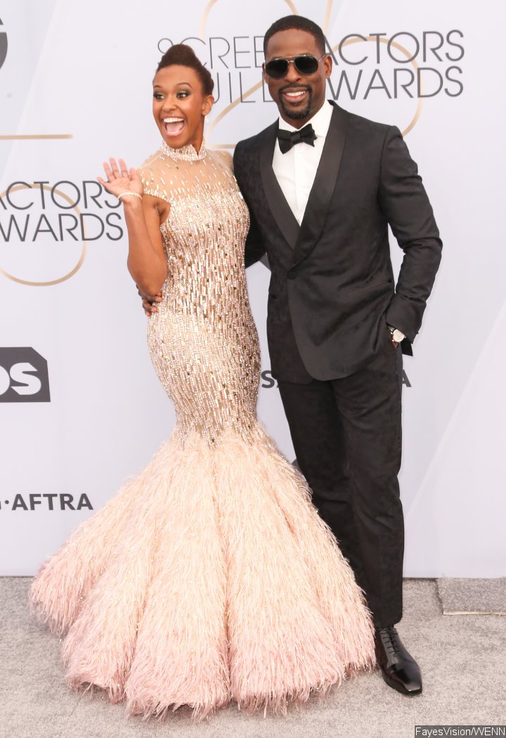 Sterling K. Brown and Ryan Michelle Bathe at the 2019 SAG Awards