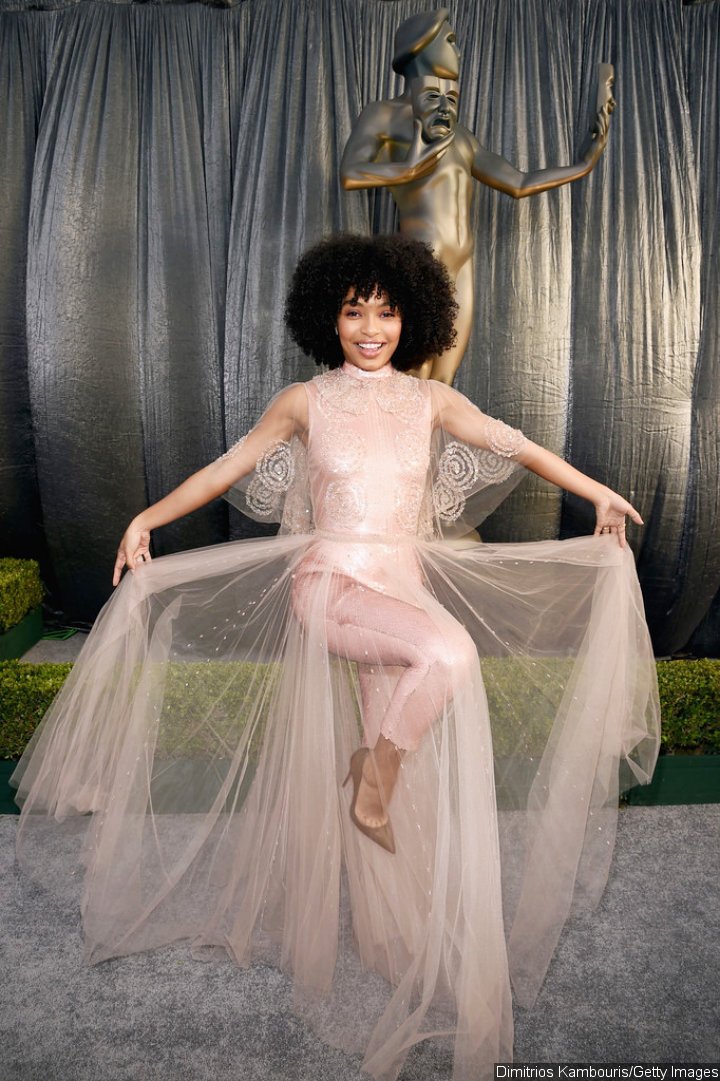 Yara Shahidi at the 2019 SAG Awards