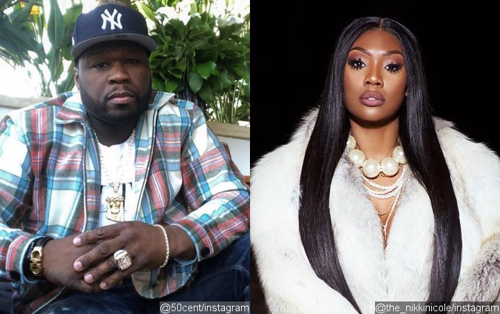 50 Cent Engages in PDA With Nikki Nicole, Throws $30K at Strip Club